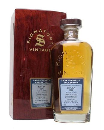 Caol Ila 1974 32 ans Signatory Cask Strength Collection