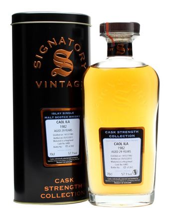 Caol Ila 1982 29 ans Cask #6485 Signatory Cask Strength Collection