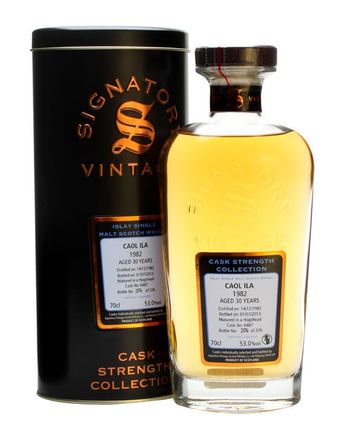 Caol Ila 1982 30 ans Cask #6487 Signatory Cask Strength Collection