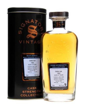 Caol Ila 1983 27 ans Cask #5283 Signatory Cask Strength Collection