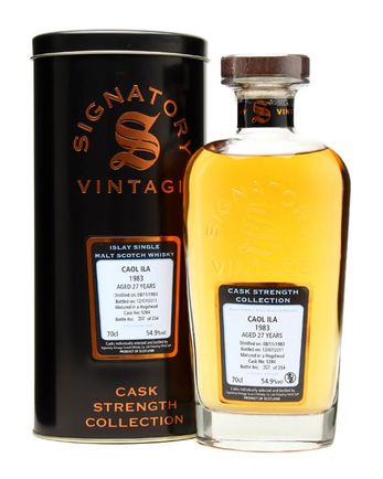 Caol Ila 1983 27 ans Cask #5284 Signatory
