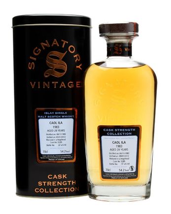 Caol Ila 1983 28 ans Cask #5285 Signatory Cask Strength Collection