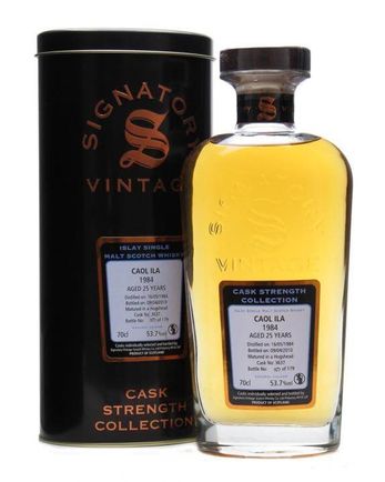 Caol Ila 1984 25 ans Cask #3637 Signatory Cask Strength Collection