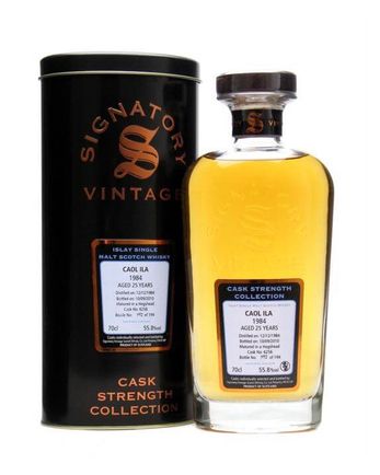 Caol Ila 1984 25 ans Cask #6256 Signatory Cask Strength Collection