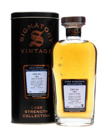 Caol Ila 1984 25 ans Cask #6258 Signatory Cask Strength Collection