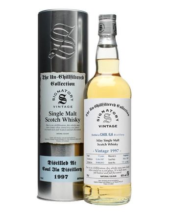 Caol Ila 1997 15 ans Cask #7816+7 Signatory Un-chillfiltered Collection