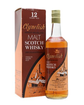 Clynelish 12 ans Brown Orange Label 1970's