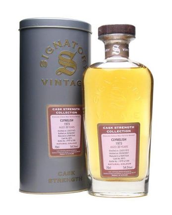 Clynelish 1973 33 ans Signatory Cask Strength Collection Bottled 2007