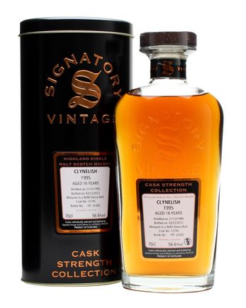 Clynelish 1995 16 ans Refill Sherry Butt #12795 Signatory Cask Strength Collection