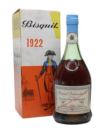 Bisquit Dubouche 1922 Cognac Bottled 1950s