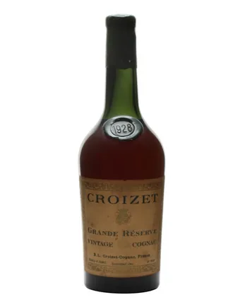 Croizet 1928 Cognac Bottled 1950s