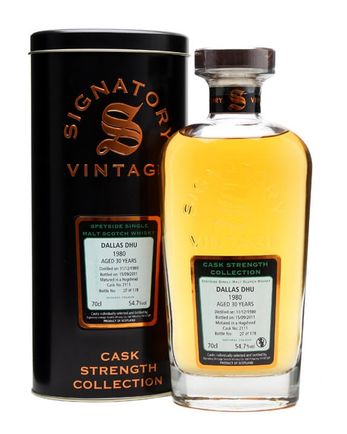 Dallas Dhu 1980 30 ans Cask #2111 Signatory