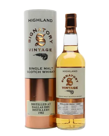 Dallas Dhu 1982 22 ans Signatory