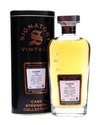 Dalmore 1990 19 ans Sherry Butt #9421 Signatory Cask Strength Collection
