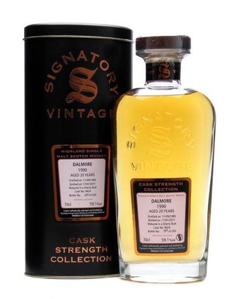 Dalmore 1990 20 ans Sherry Butt #9424 Signatory