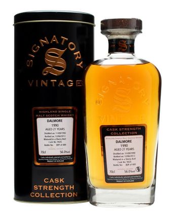 Dalmore 1990 21 ans Sherry Butt #9426 Signatory Cask Strength Collection