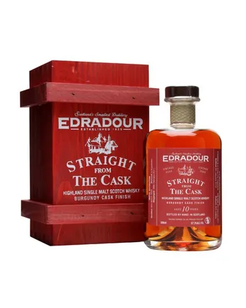 Edradour 2002 10 ans Burgundy Finish Straight From The Cask