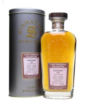 Glencadam 1989 19 ans Sherry Cask #6018 Signatory Cask Strength Collection