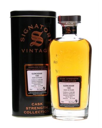 Glencadam 1989 20 ans Cask #6019 Signatory Cask Strength Collection