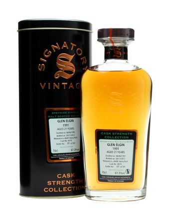 Glen Elgin 1991 21 ans Refill Sherry Butt #4078 Signatory Cask Strength Collection