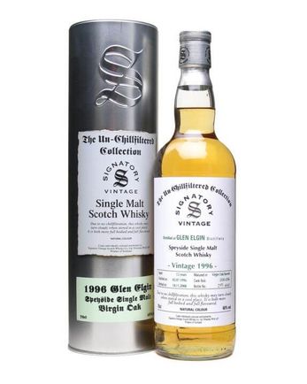 Glen Elgin 1996 12 ans Virgin Oak Signatory Un-Chillfiltered Collection