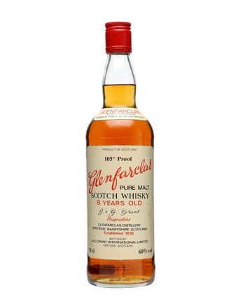 Glenfarclas 8 ans 105' White Label Bottled 1980s