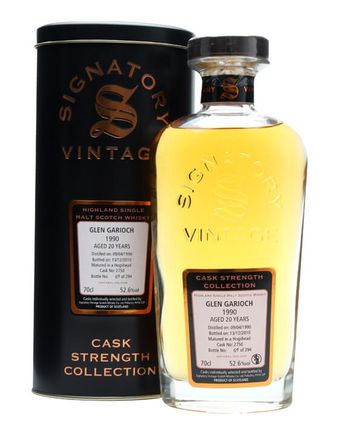 Glen Garioch 1990 20 ans Cask #2750 Signatory Cask Strength Collection
