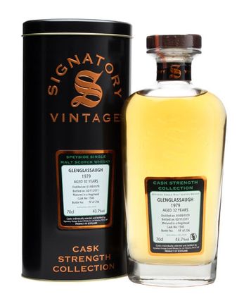 Glenglassaugh 1979 32 ans Cask #1545 Signatory Cask Strength Collection