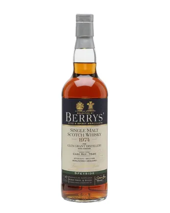 Glen Grant 1974 Bottled 2012 Cask #7646 Berry Bros & Rudd