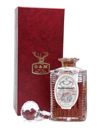 Glen Grant 1936 50 ans Crystal Decanter Gordon & Macphail