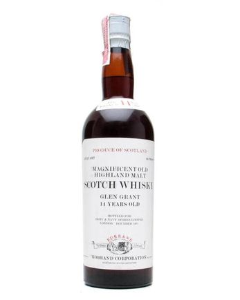 Glen Grant 14 ans Army Navy Stores Bottled 1960's Independent Bottling