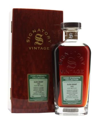 Glen Grant 1965 40 ans Sherry Butt Signatory