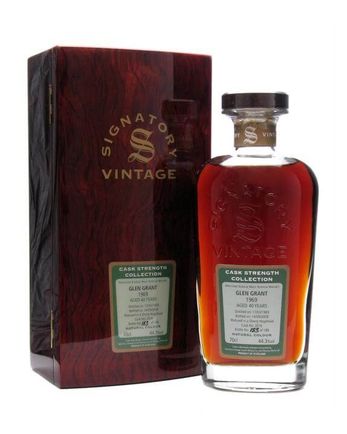 Glen Grant 1969 40 ans Sherry Cask #2016 Signatory Cask Strength Collection