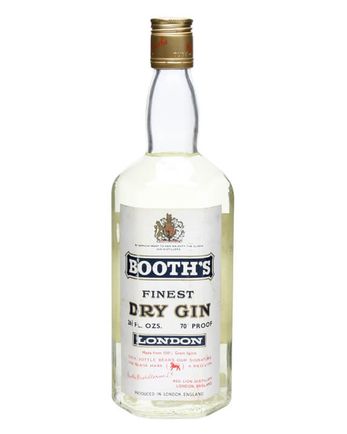Booth's London Dry Gin Bottled 1970s