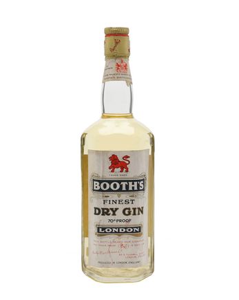 Booth's Dry Gin Bottled 1950s