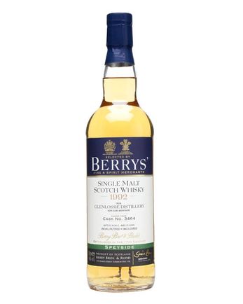 Glenlossie 1992 20 ans Cask #3464 Berry Bros and Rudd