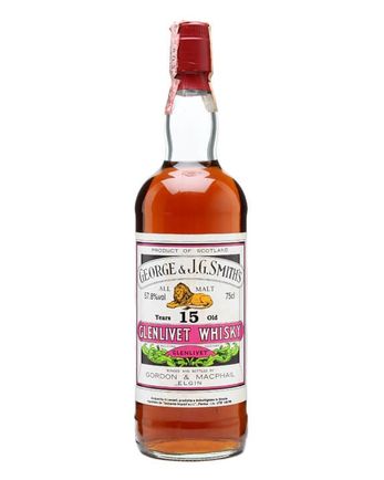 Glenlivet 15 ans Sherry Cask Bottled 1970s Gordon & Macphail