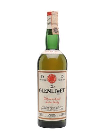 Glenlivet 15 ans Bottled 1960s