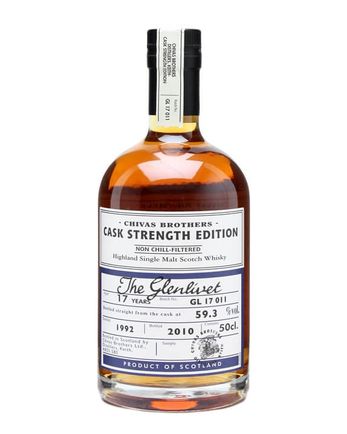 Glenlivet 1992 17 ans Cask Strength