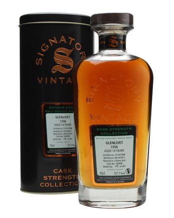 Glenlivet 1996 14 ans Cask #163409 Signatory Cask Strength Collection