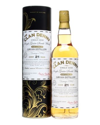 Girvan 1992 21 ans Cask #HH9451 Clan Denny