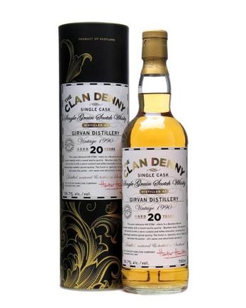 Girvan 1990 20 ans Clan Denny Single Grain Douglas Laing