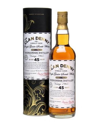 Invergordon 1965 45 ans Bourbon Barrel #6456 Clan Denny