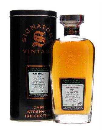 Glenrothes 1989 21 ans Cask #24380 Signatory