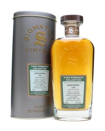 Glenrothes 1995 13 ans Signatory Cask Strength Collection