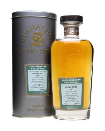 Glen Rothes 1995 14 ans Bourbon Cask Signatory Cask Strength Collection