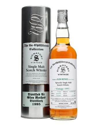 Glenrothes 1995 17 ans Sherry Butt 6974 Signatory Un-Chillfiltered Collection