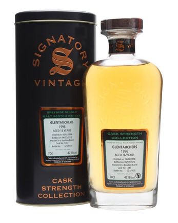Glentauchers 1996 16 ans Cask #1387 Signatory Cask Strength Collection