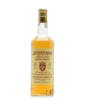 Glenury Royal 12 ans John Gillon Bottled 1980s