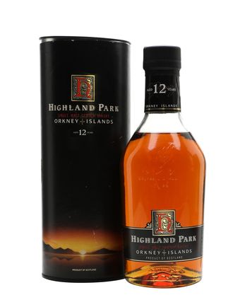 Highland Park 12 ans Bottled 1990s (sunset packaging)
